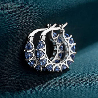 Zircon U-Shape Earrings