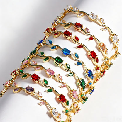 Zirconia Branch Design Bracelet