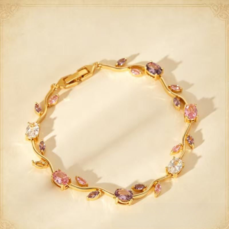 Zirconia Branch Design Bracelet