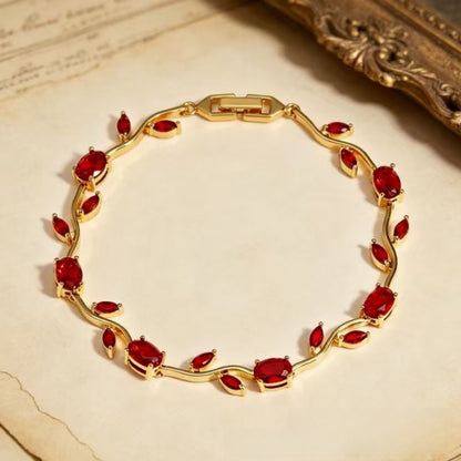 Zirconia Branch Design Bracelet