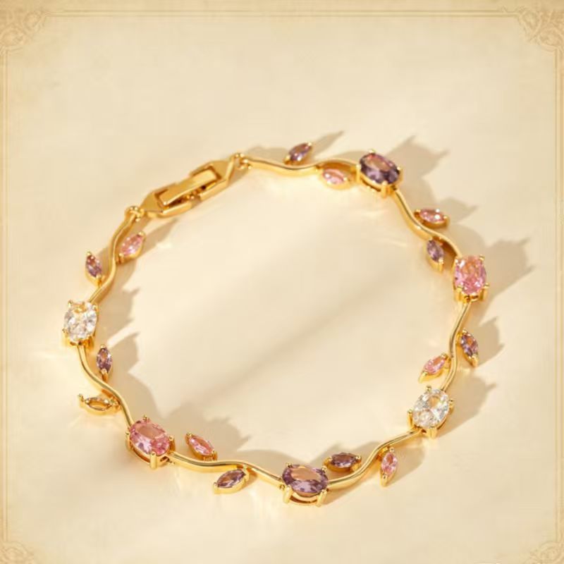 Zirconia Branch Design Bracelet