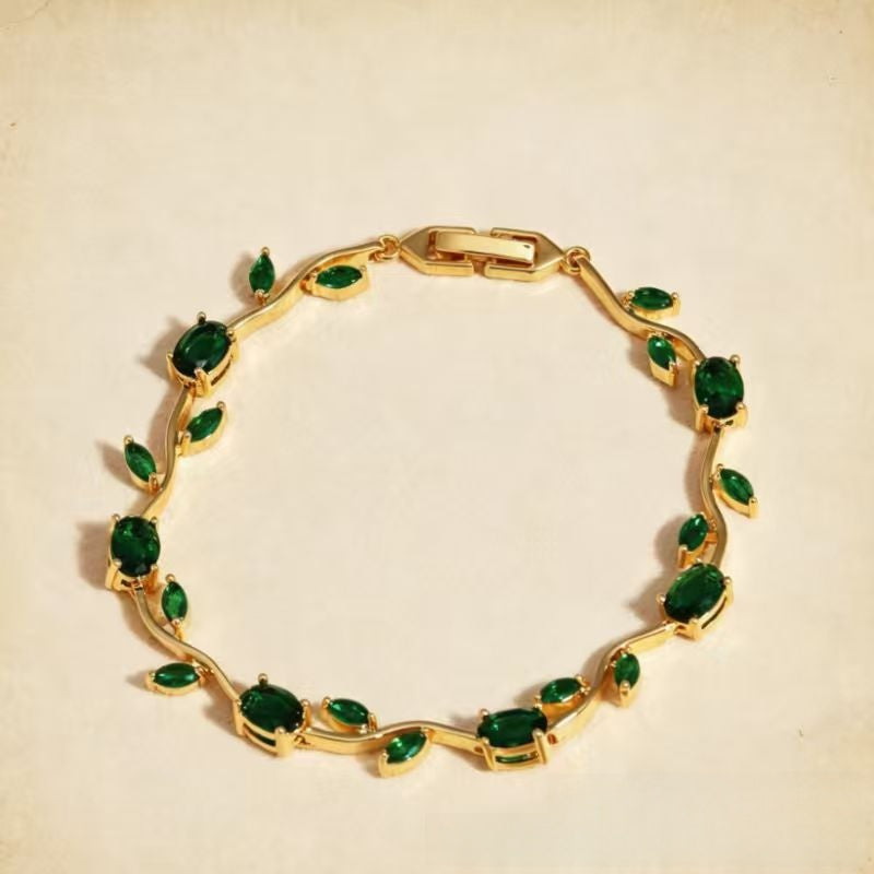 Zirconia Branch Design Bracelet