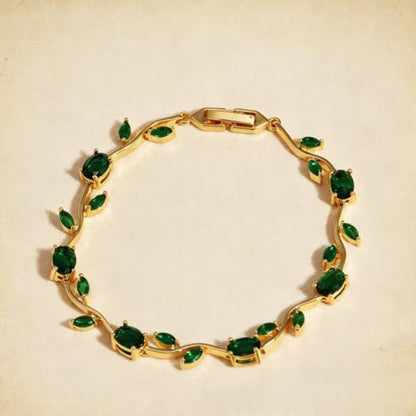 Zirconia Branch Design Bracelet