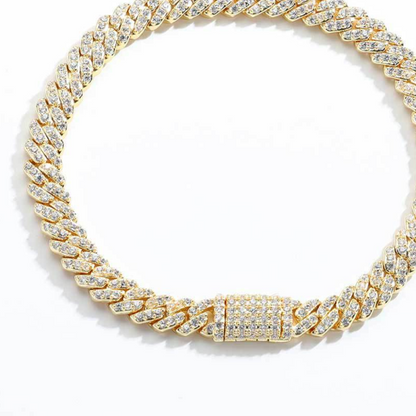 Zirconia Cuban Chain Bracelet