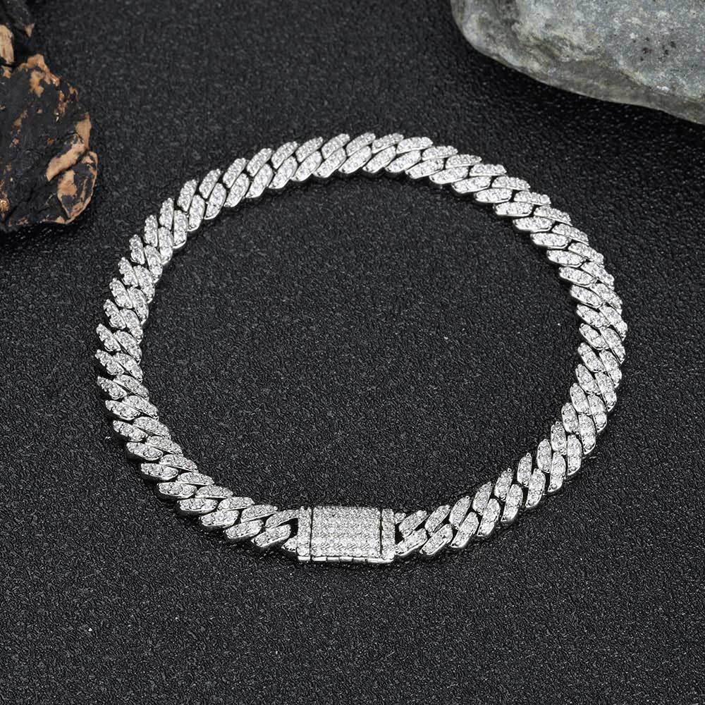 Zirconia Cuban Chain Bracelet