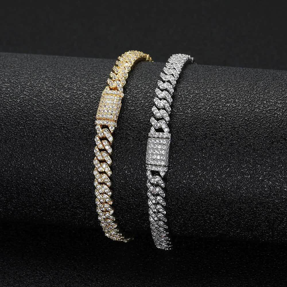 Zirconia Cuban Chain Bracelet