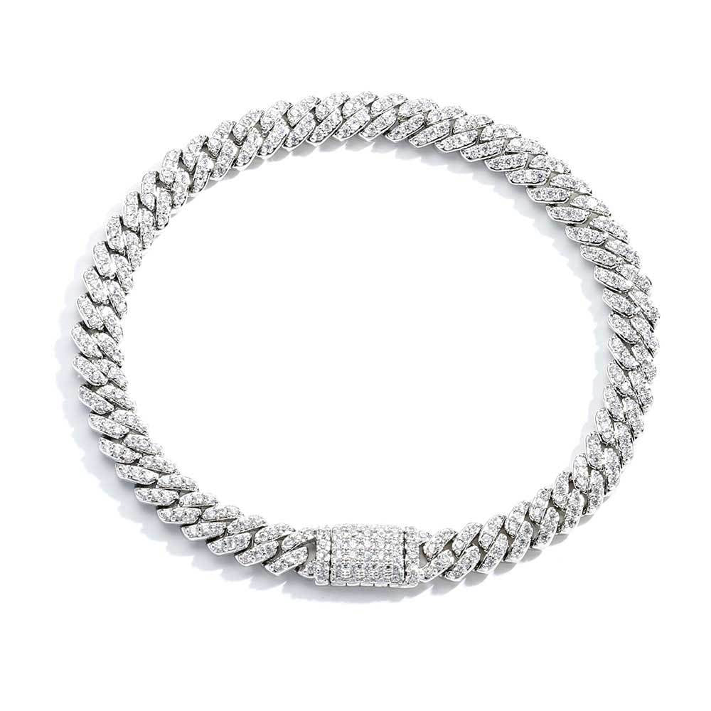 Zirconia Cuban Chain Bracelet