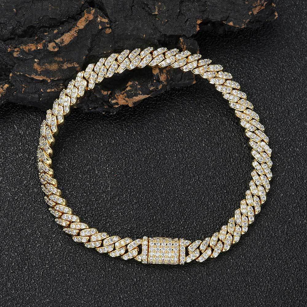 Zirconia Cuban Chain Bracelet