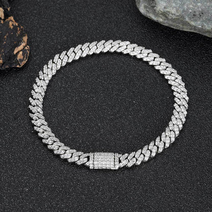 Zirconia Cuban Chain Bracelet