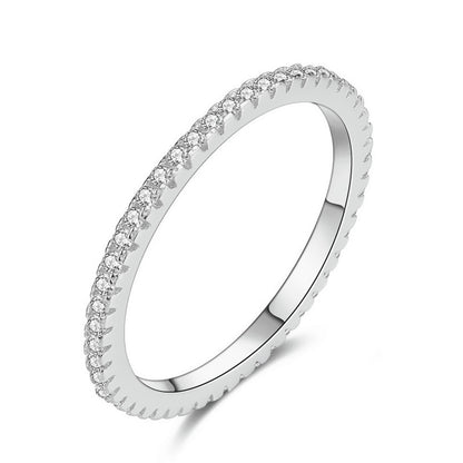 Zirconia Diamond Studded Ring