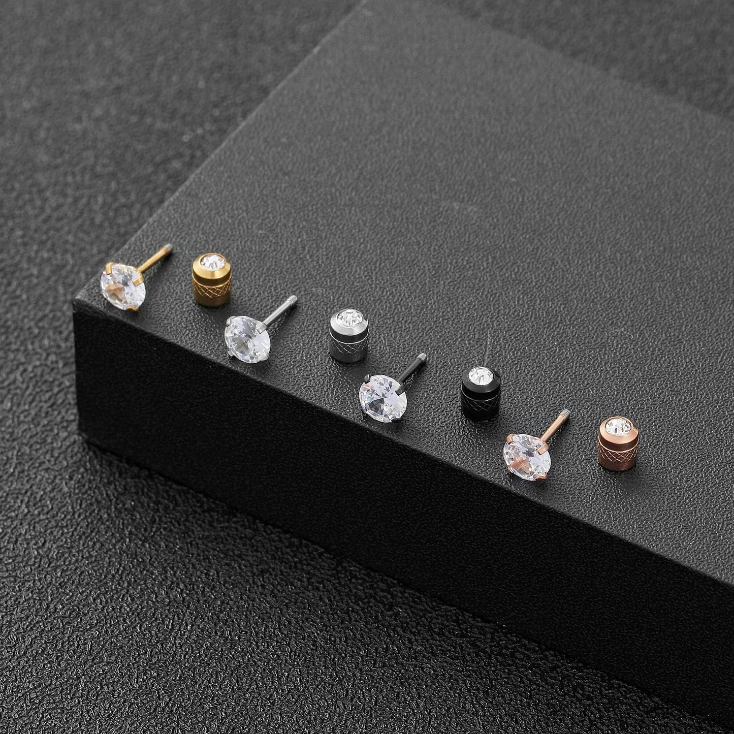 Zirconia Stud Earrings