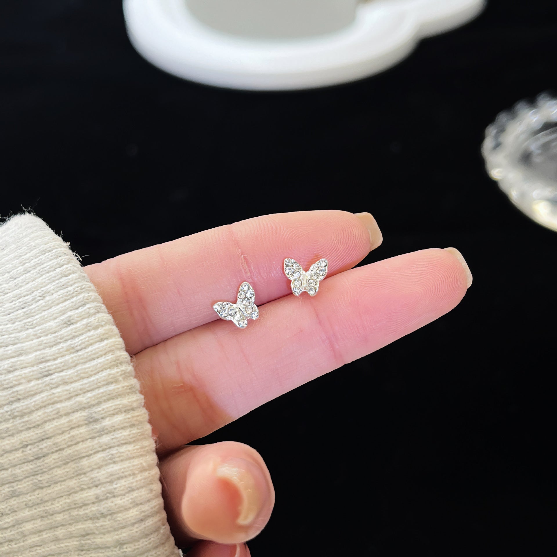 Zirconite ear rings