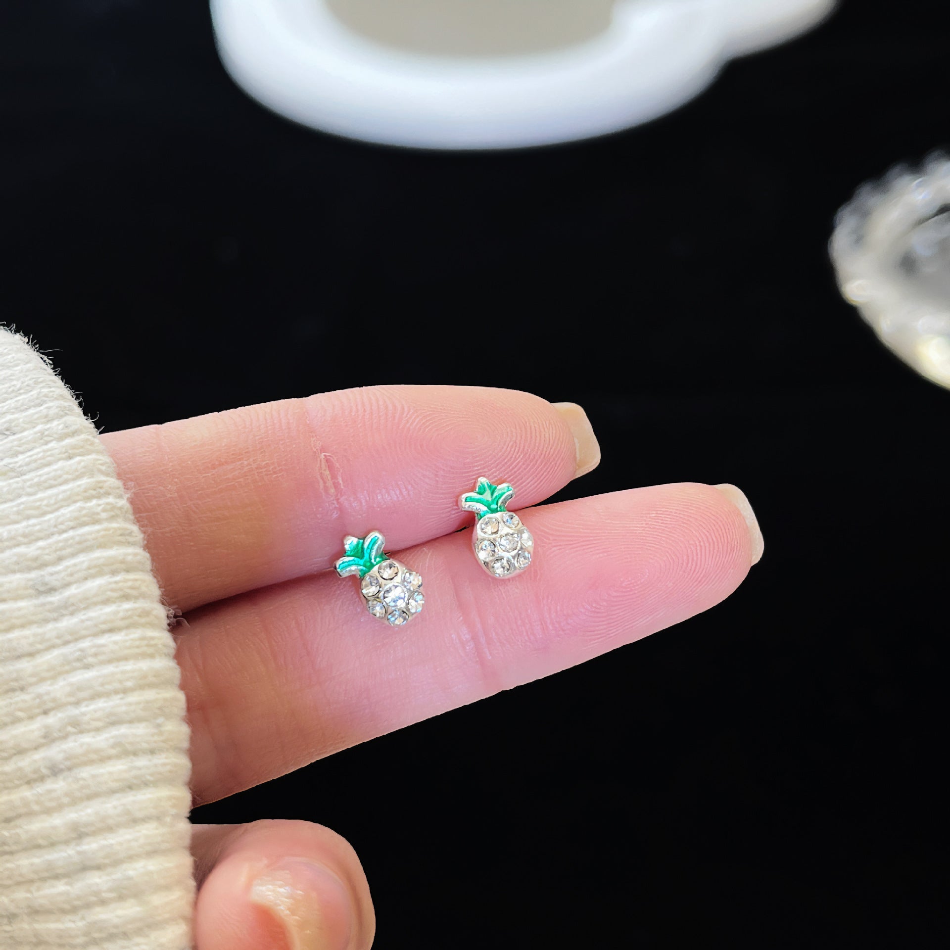Zirconite ear rings