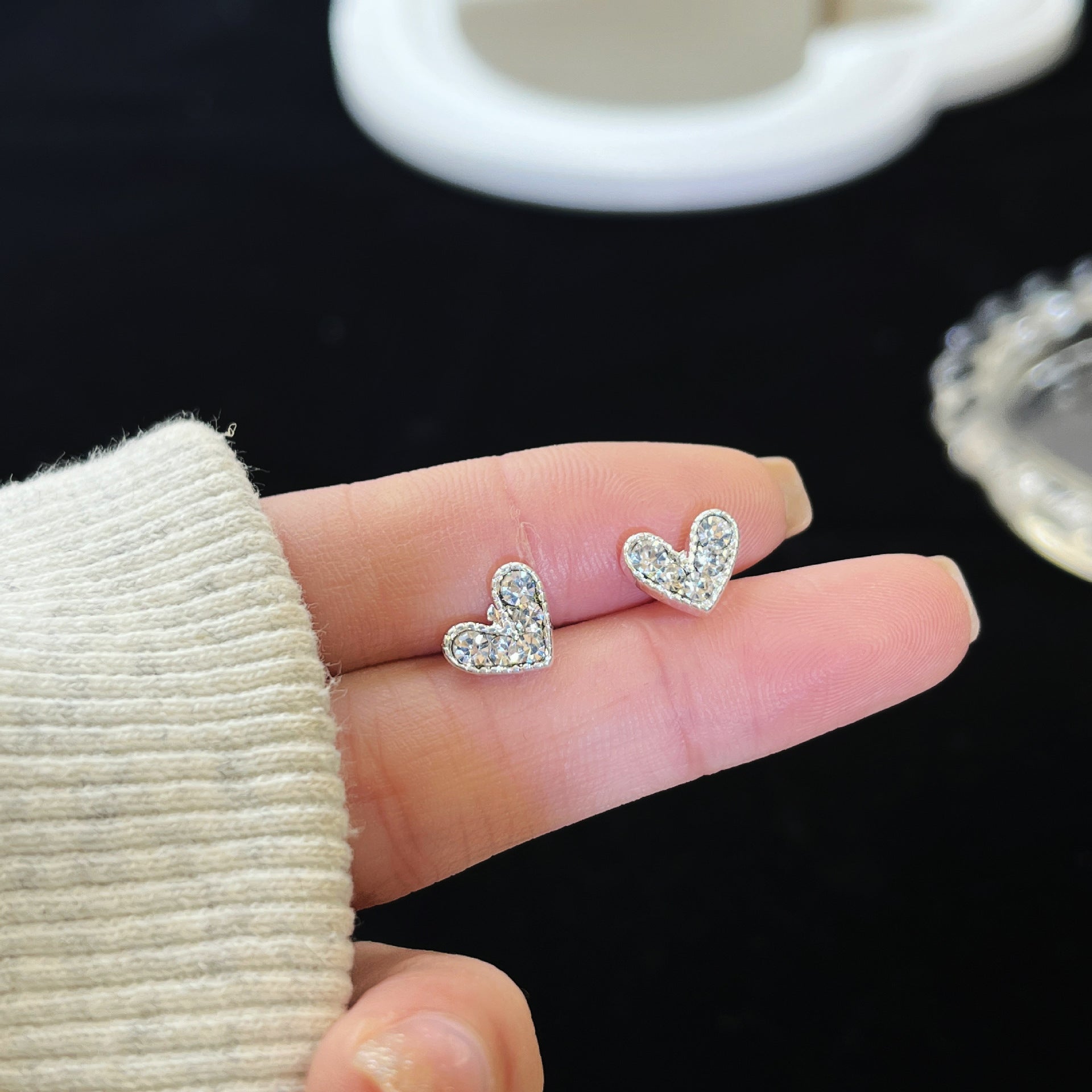 Zirconite ear rings