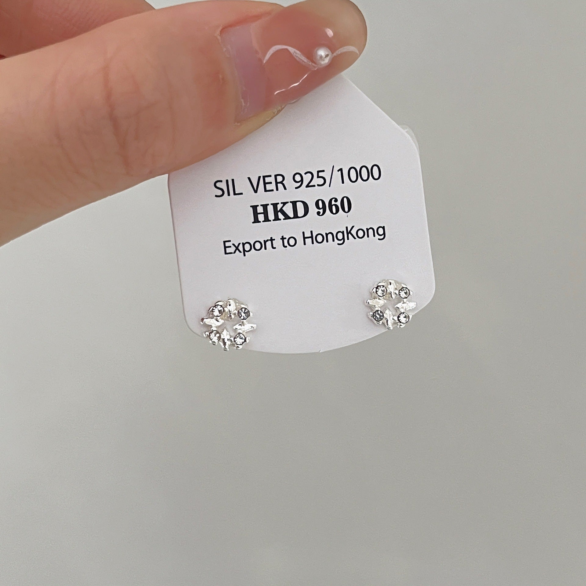 Zirconite ear rings