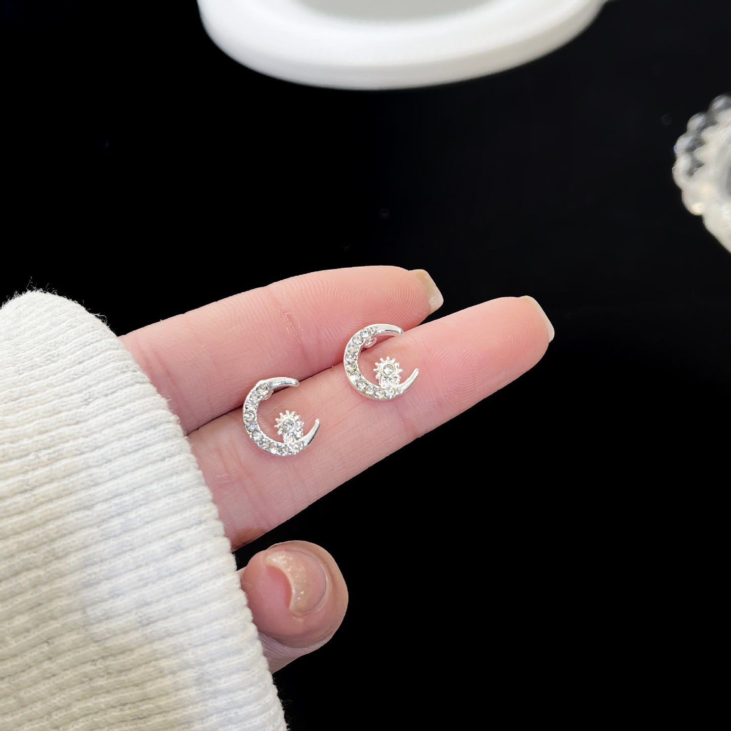 Zirconite ear rings
