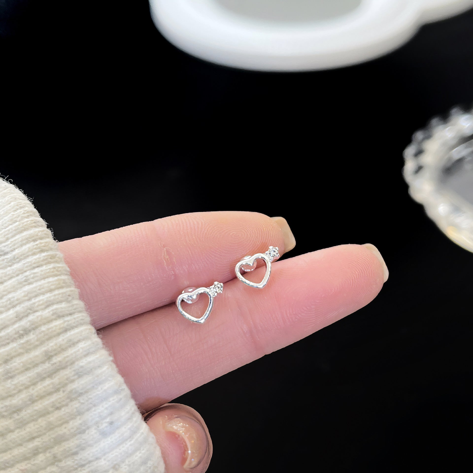 Zirconite ear rings