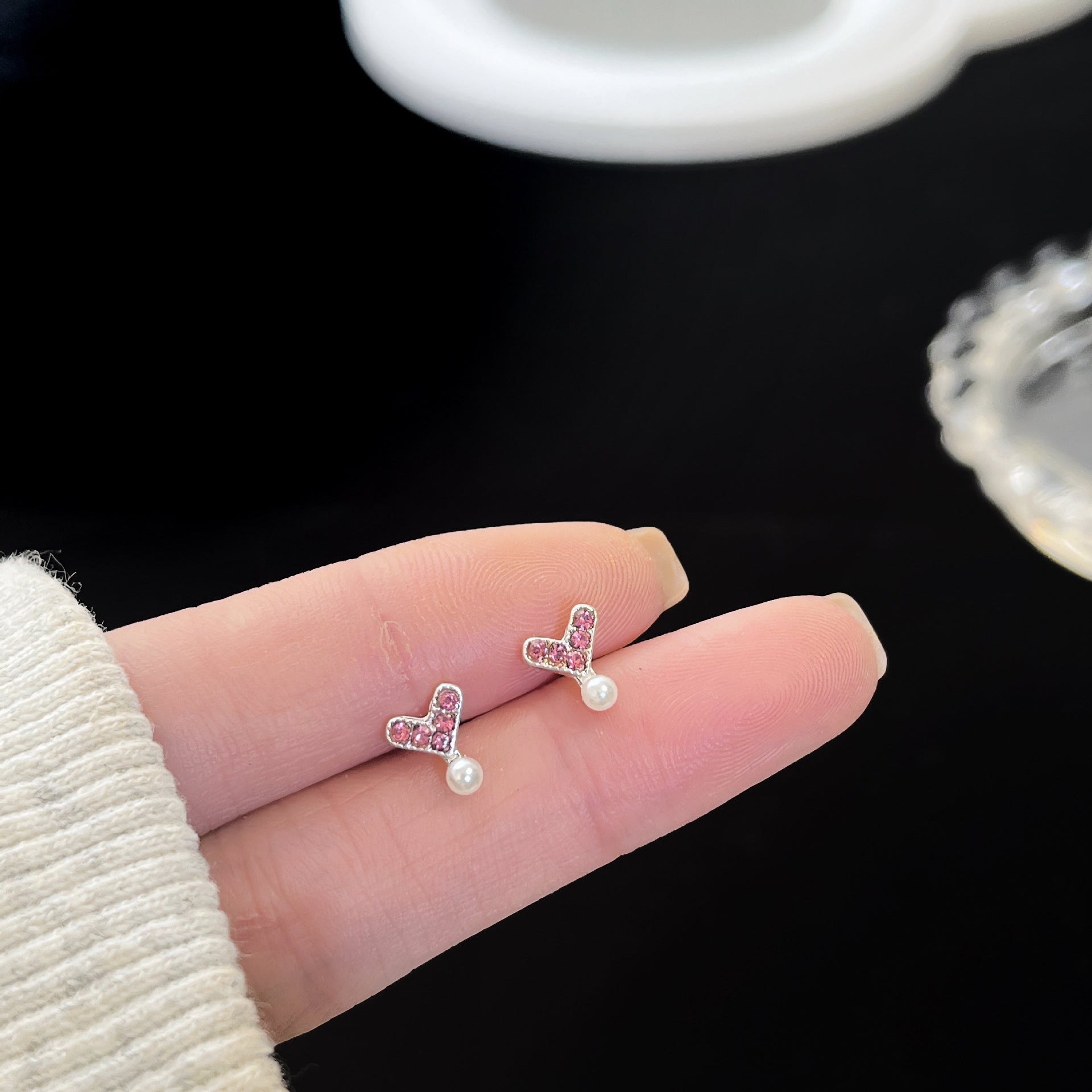 Zirconite ear rings