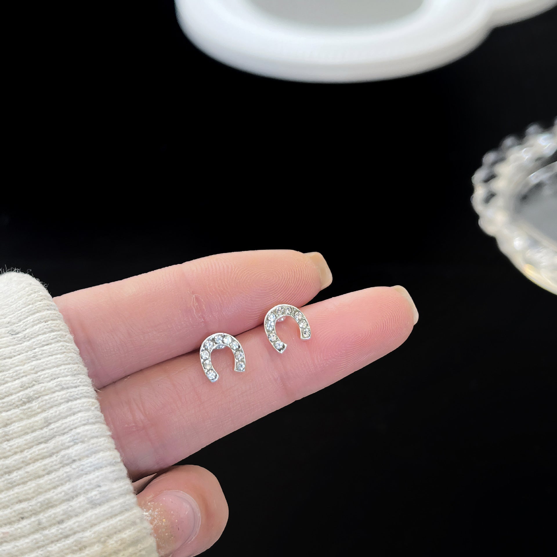 Zirconite ear rings
