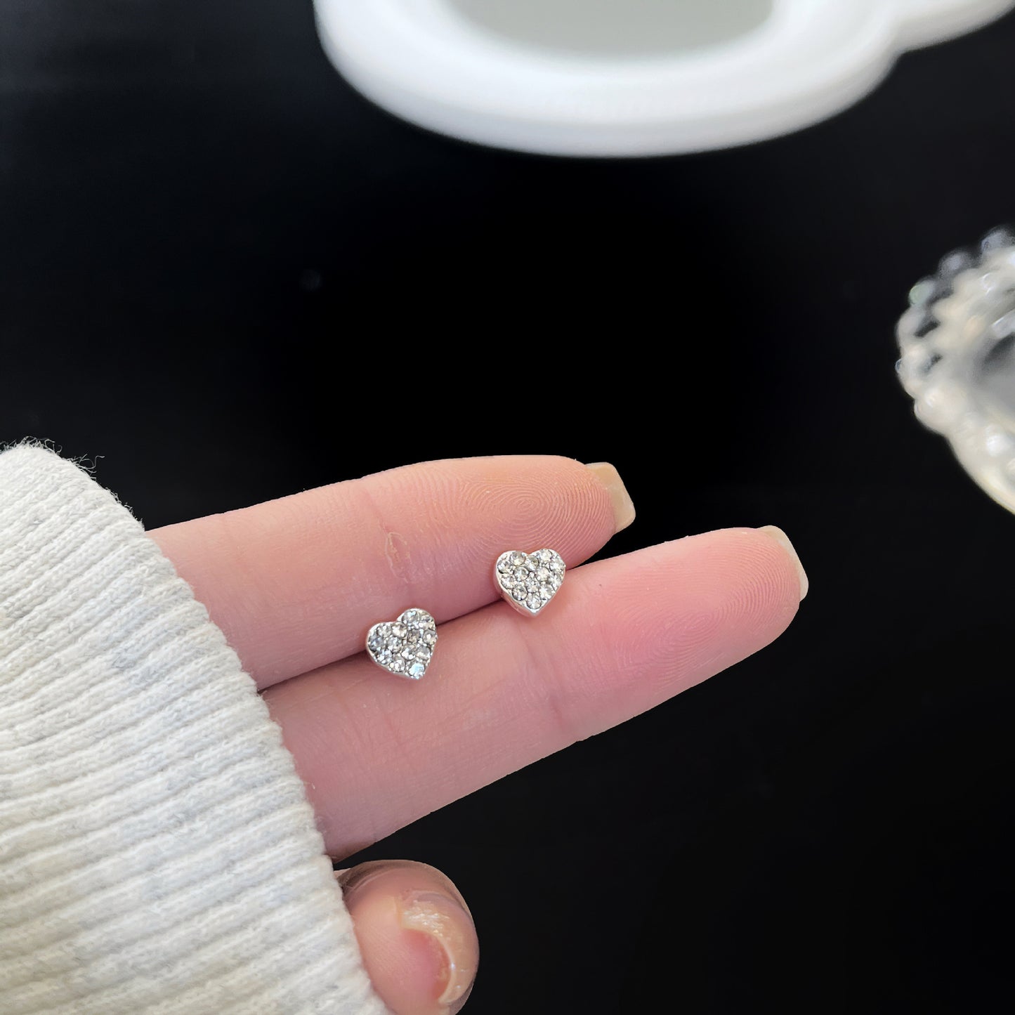 Zirconite ear rings