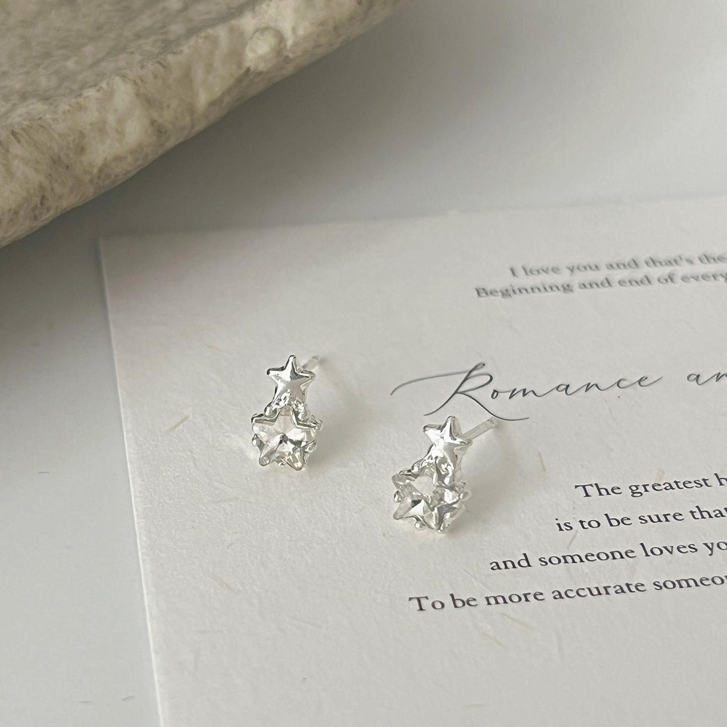 Zirconite ear rings