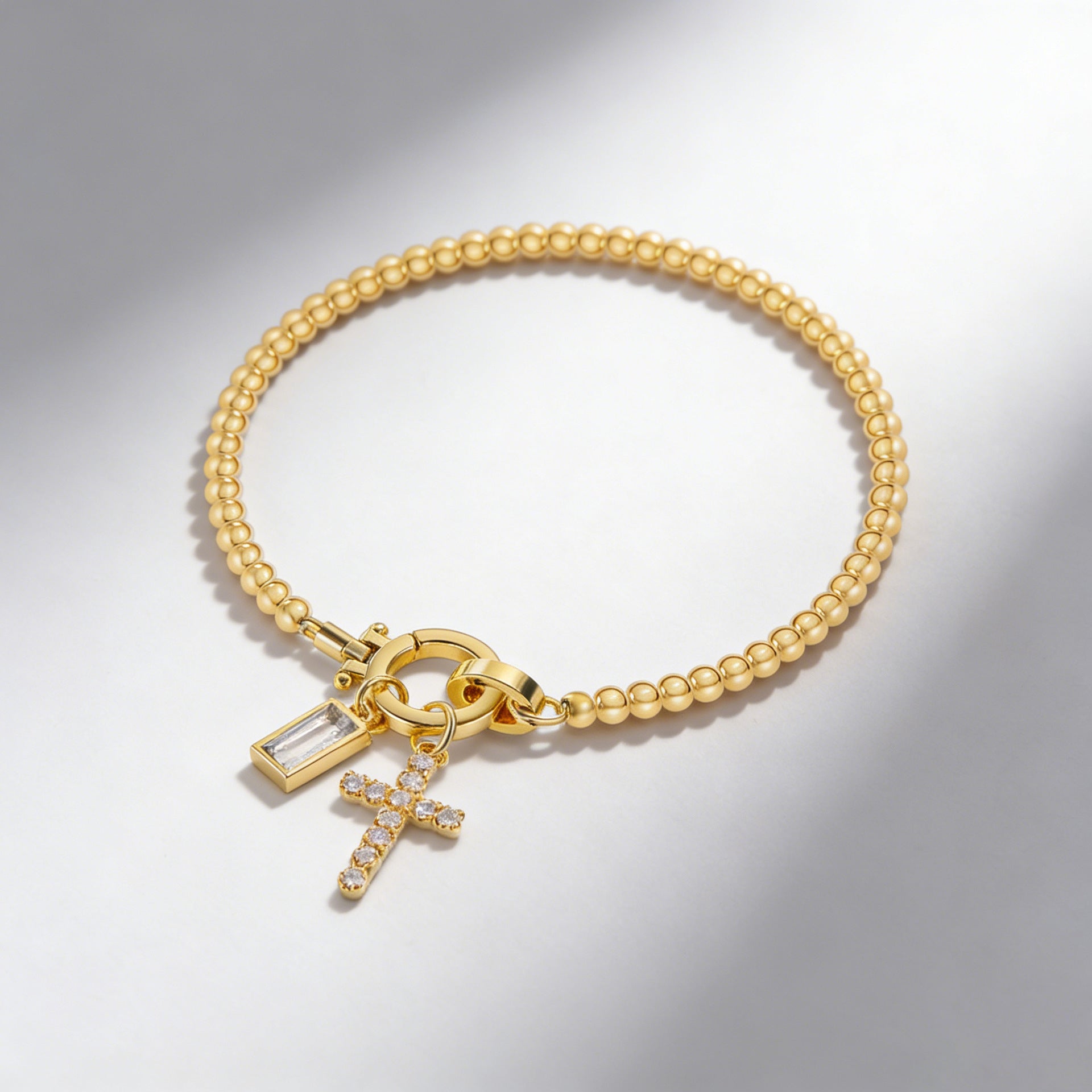 Zodiac Birthstone Gold Plated Adjustable Bracelet