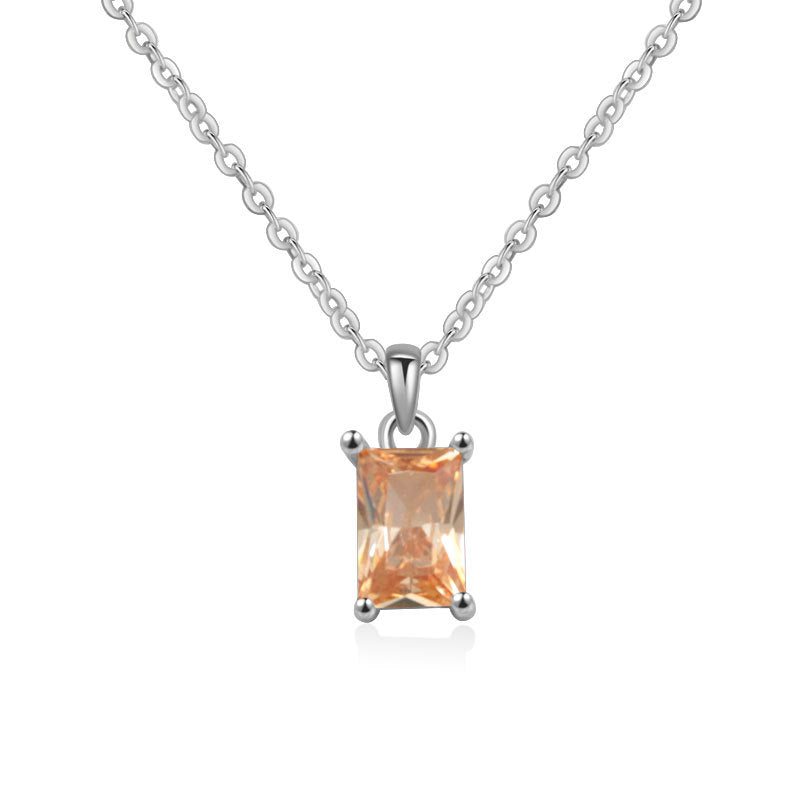 Zodiac Birthstone Necklace for Women