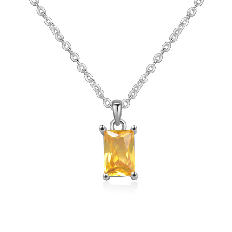 Zodiac Birthstone Necklace for Women