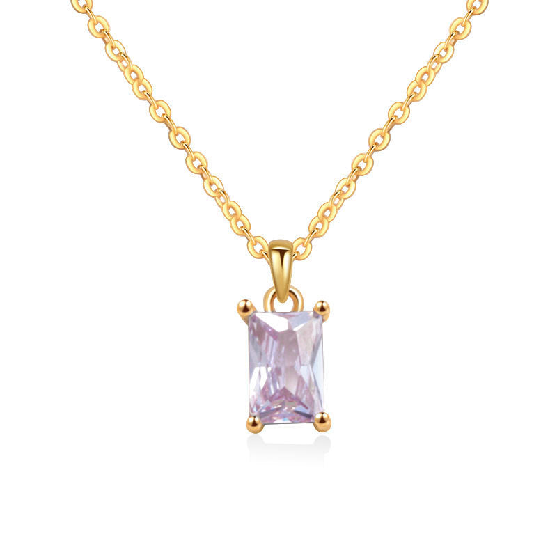 Zodiac Birthstone Necklace for Women