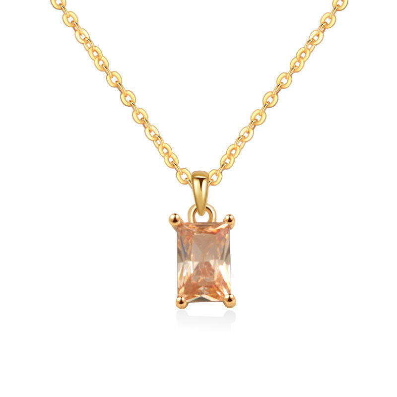 Zodiac Birthstone Necklace for Women