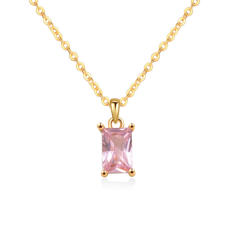 Zodiac Birthstone Necklace for Women
