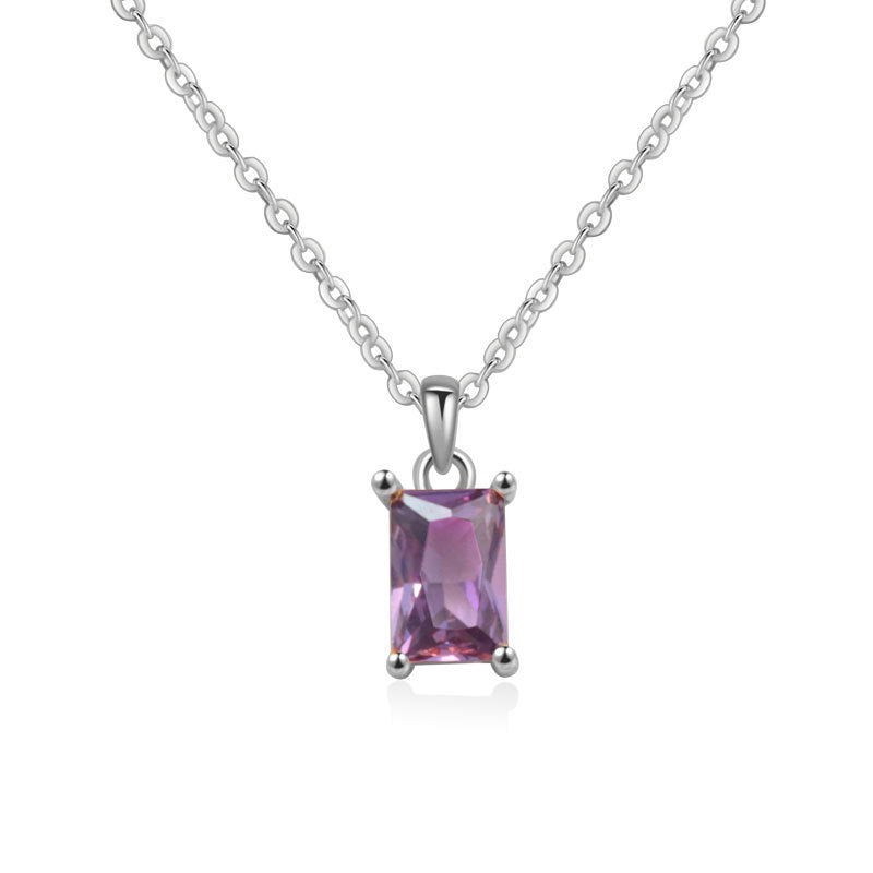 Zodiac Birthstone Necklace for Women