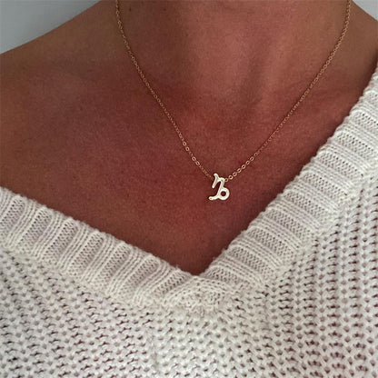 Zodiac Pendant Necklace