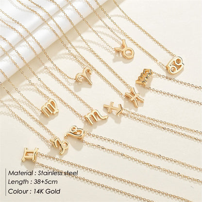 Zodiac Pendant Necklace