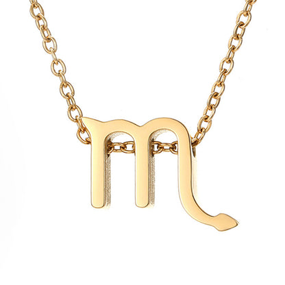 Zodiac Pendant Necklace