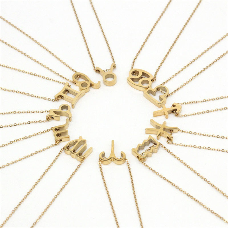 Zodiac Pendant Necklace